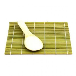 Sushi mat, Bamboo w/ Rice Paddle