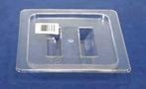 Lid for food pan, 1/4 size solid, Clear