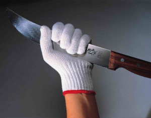 Cut resistant glove, medium