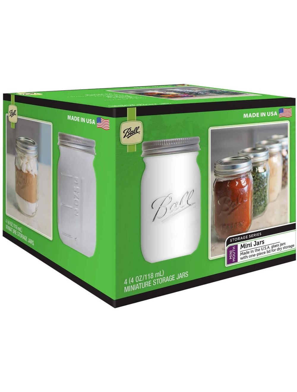 Mini canning jars, 4 ounce