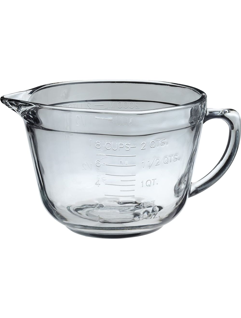 Glass Batter Bowl, 2 qt , no lid